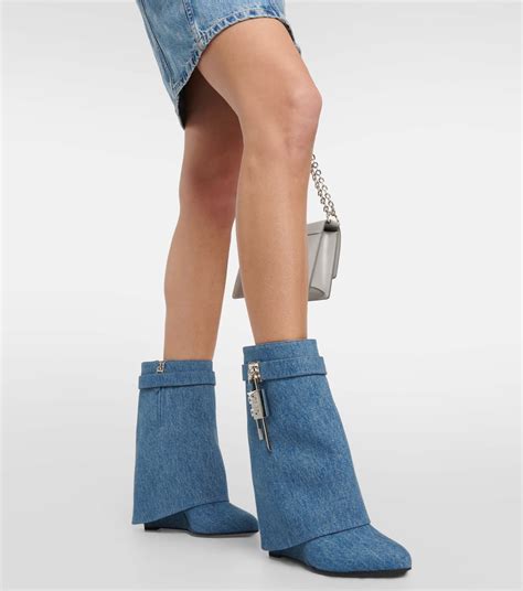 givenchy denim boots|givenchy shark boots on sale.